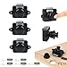 5 Sztuk Zatrzaskowa do Szafki Zatrzasków do Drzwi Blokada Push Button Catch Door Lock, Metalowy Przycisk Zamek Obrotowy, do drzwi szafki, jachtu, klatki konnej, kampera, samochodu kempingowego