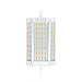 Klarlight R7S Lampadina LED 30 W 118 mm Bianco caldo 3000 K Lampada lineare Dimmerabile 200° Angolo fascio 220 V Lampadina Flood