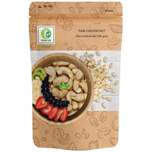 มิสเตอร์ Raw Cashew Nuts Unsalted Whole Natural W320 Grade Cashews for Snacking, Baking, Trail Mix, Vegan & Gluten-Free 1kg image 5