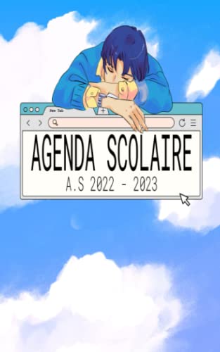 AGENDA SCOLAIRE A.S 2022 - 2023: Joli Planificateur d'une page par jour de septembre 2022 à juillet 2023 - Agenda pour les élèves du secondaire et du ... avec les jours fériés (French Edition)