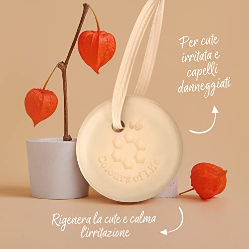 Optima Naturals Colours Of Life - Shampoo Solido Con Vitamina B5, 80G - 3