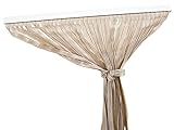 TIENDA EURASIA - Cortina Mosquitera Puerta Exterior, Cortinas de Tiras de Plastico para Exterior, Cortinas Antimoscas, 90 x 210 cm (N2 Miel)