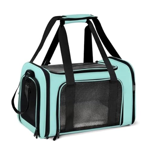 Bolsa Transporte Pet Ventilação em 4 lados 42 * 26 * 27 cm. Bolsa Transporte Pet Avião Onibus, Carro