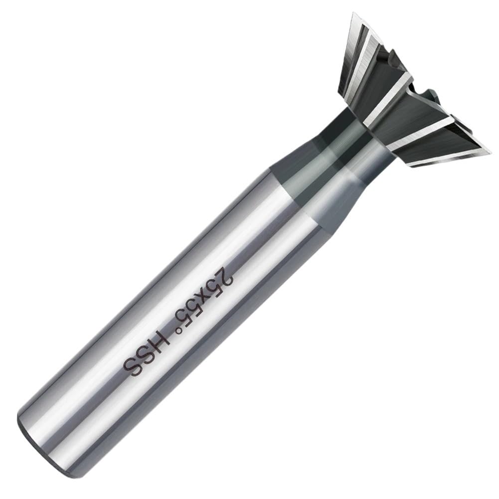 1 szt. 45/55/60 stopni HSS frez do jaskółczego ogona 10-60 mm trzpieniowy prosty CNC(1pc 25x60Degrees)