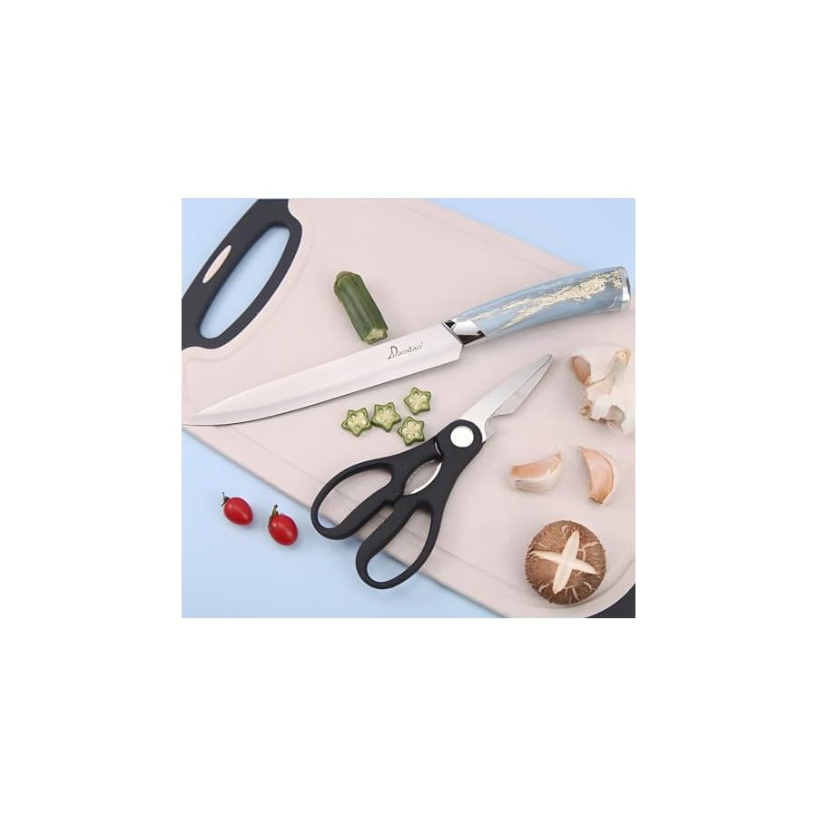 Kitchen-Knife-Set-7-Piece-Stainless-Steel-Knife-Set-with-Block-Ultra-Sharp-Chef-Knife-Set-with-Ergonomic-Handle-for-Home-Kitchen-Restaurant-Blue-standard Kitchennsky Kitchen Knife Set, 7-Piece Stainless Steel Knife Set with Block, Ultra Sharp Chef Knife Set with Ergonomic Handle for Home, Kitchen & Restaurant (Blue), standard