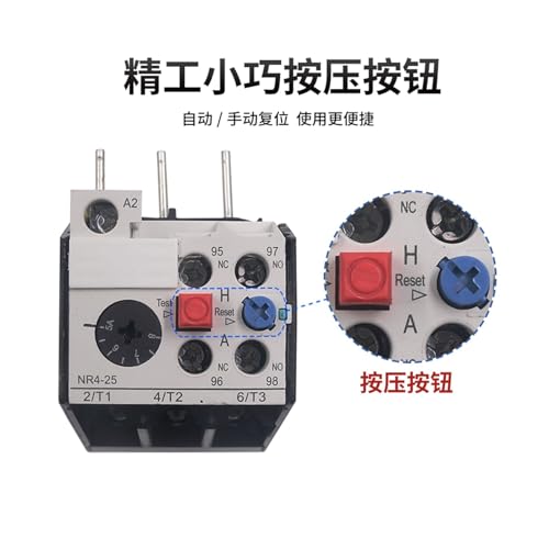 Relé térmico industrial NR4-25 compatible con contactores CJX1-16 a 22 5