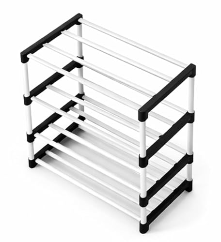 Image of Book Self 4 Layer Portable Book Shelf, Kids Books Racks for Home Plastic, Bookshelf for Home, Book Shelves, Book Stand, Book Organizer, Book Rack for Study Room /Library /Bedroom