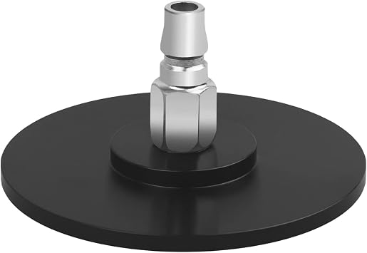 Large Vaculock Suction Cup Adaptor for Vac-U-Lock Machine Air Connector Device Attachments Accessory Gift 12cm/4.7in Diameter Black