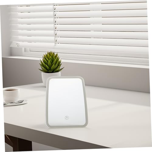 Miroir de maquillage portable LED rechargeable pour vanity pliable