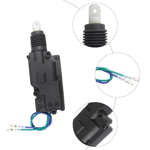 KACEPAR Universal Heavy Duty Power Door Lock Actuator, Car Universal Heavy Duty High Power Door Lock Actuator, Car Motor Door Locks Actuator for Most 12V Vehicles, 2 Wires