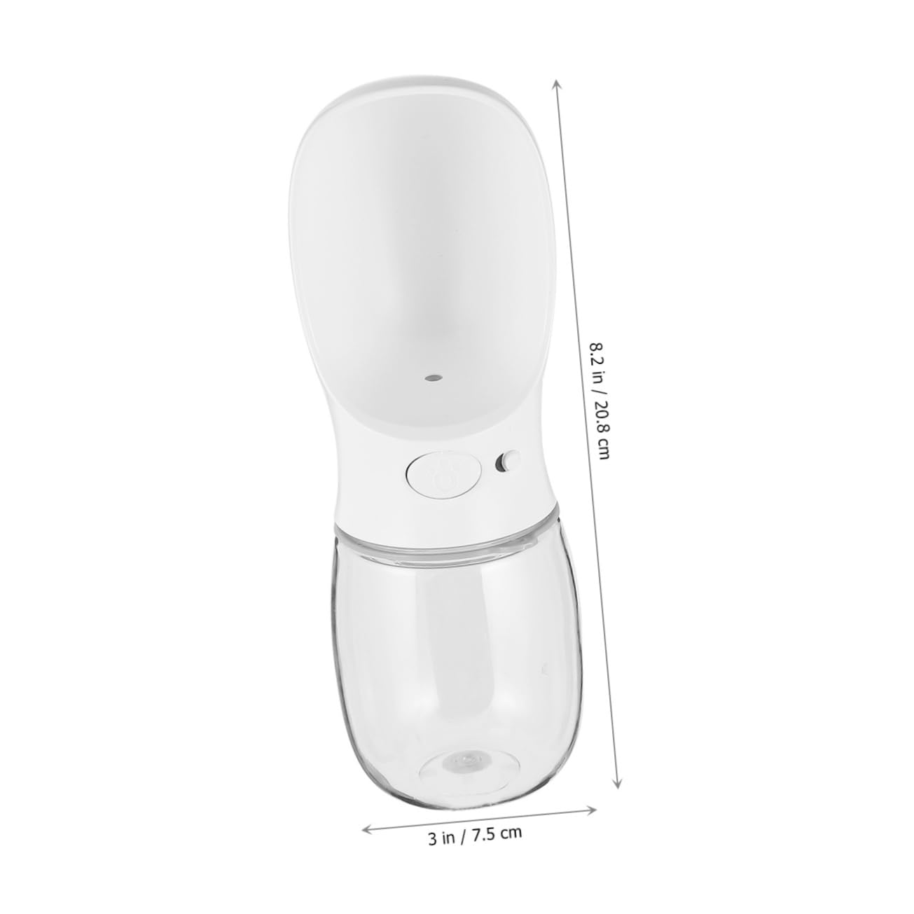 2 Piezas tazón de Agua para Perros Cuenco para Perros Botella de Perro Aire Dog Water Bottle Bebedero portátil para Exteriores Bebedero para Aire
