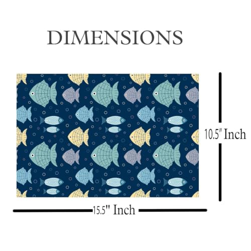 Image of Laptop Skin Stickers HD Quality Sticker for Laptops Upto 15.6 inch Compatible with Apple /Dell /HP /Lenovo /Acer /Asus /Sony (Dustproof|Waterproof|Scratchproof|Reusable)-FISH1