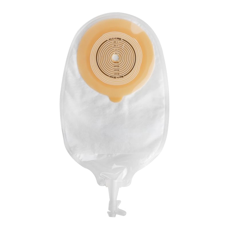 Med 1910 one Piece flat Urostomy Bag (Pack of 10) Cutting Size 10-55mm 1