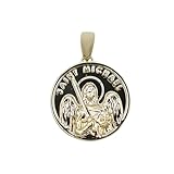 GLD Saint Michael Coin Pendant - Gold