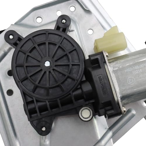 Image of TRQ Rear Left Power Window Regulator & Motor Assembly Drivers Side Compatible with 2002-2007 Buick Rendezvous 2001-2005 Pontiac Aztek