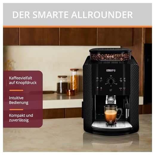 KRUPS Arabica Picto Kaffeemaschine Schwarz