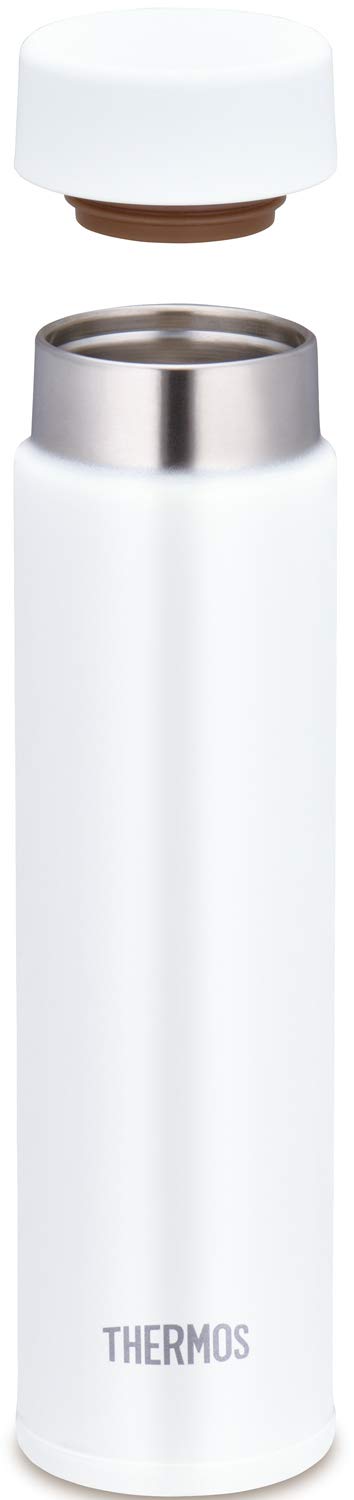 Thermos JOJ-180 WH - Borraccia termica sottovuoto, 180 ml, colore: bianco