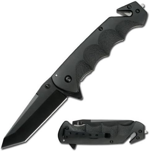 Tac-Force Black TANTO BLADE Spring Assisted Tactical Folding Pocket Knife New!!!