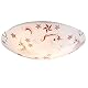 GLOBO Glas Decken Leuchte Kinder Zimmer Beleuchtung Einhorn Mädchen Lampe rosa weiß 40609-2