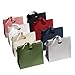 40pcs 6.1×5.71×2.95 inch Beige cardboard jewelry tote paper bags, small business jewelry packaging, various holiday gift packaging tote paper bags