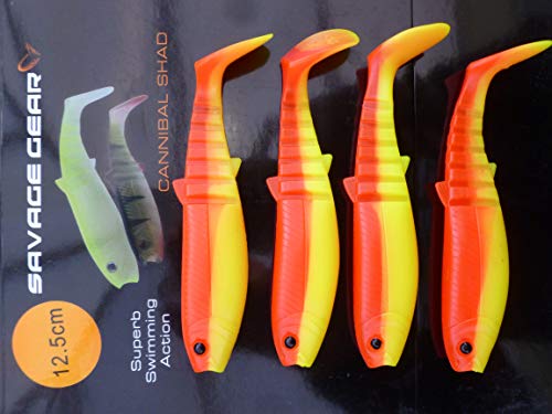 SavageGear Lot de 4 Abat-Jours pour cannias 12,5 cm