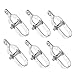 Balacoo 6pcs Garden Wire Rope Tightener Steel Wire Fence Wire Hook Cable Tensioner Wire Rope Tensioner Steel Fasten Clamp Metal Wire Tightener Metal Rope 0mm A3 Steel