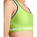 Under Armour Womens Crossback Mid Impact Sports Bra, (304) Morph Green / / White, Large