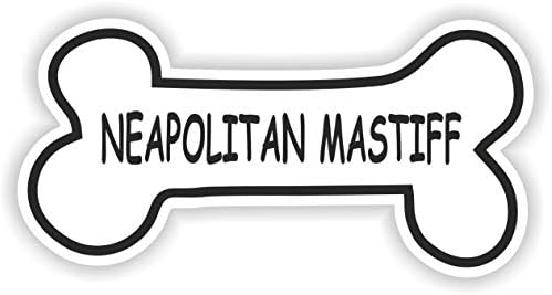 1x Neapolitan Mastiff Bone Dog Cat Pet Vinyl Waterproof Sticker - 5cm / 2inches image 2