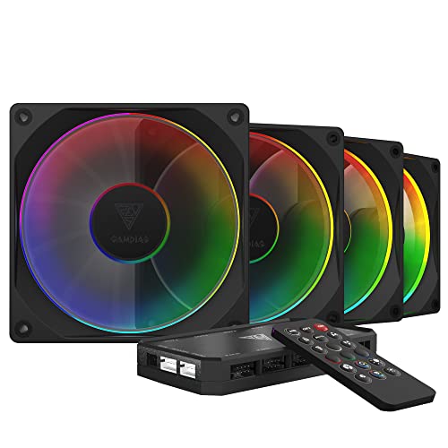 Image of GAMDIAS Aeolus M3 1204 Performance 4 Fan KIT