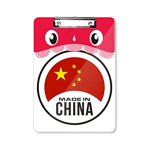 Bloc-notes A4 avec dossier à tête plate pour l'apprentissage de la chine