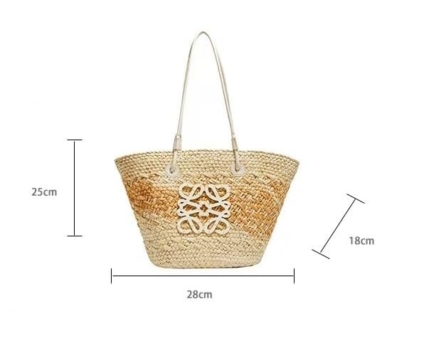 Handmade Woven Rattan Beach Bag | Large Capacity Summer Tote | Eco-Friendly Straw Shoulder Bag2