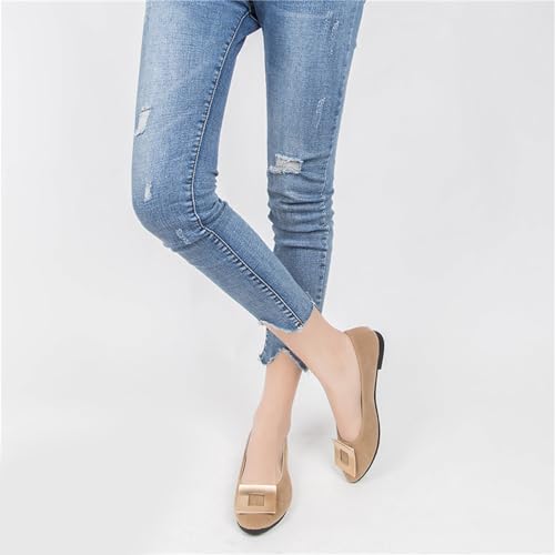Closed Toe Flat Women Slip On Office Loafer4