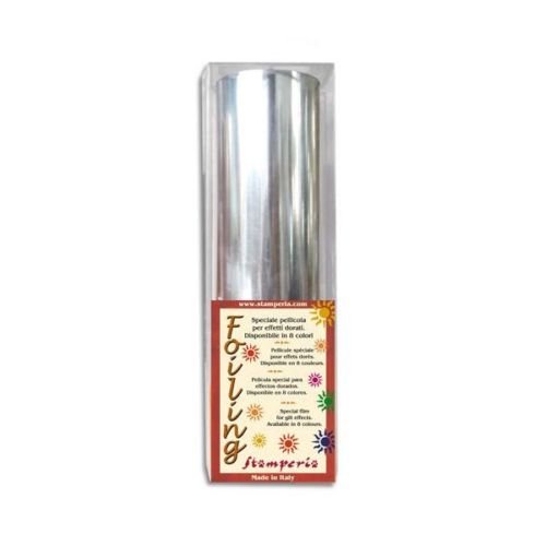 Stamperia Foiling Argento KEF02S - Pellicola by Applicare con Colla