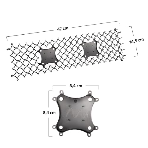 Gardigo Tier-Barriere 12er Set | Vogelabwehr | Katzenabwehr | Dornengitter | Tiergitter | Tierabwehr | Buddelstopp | 50x15x3 cm | Deutscher Hersteller - 3