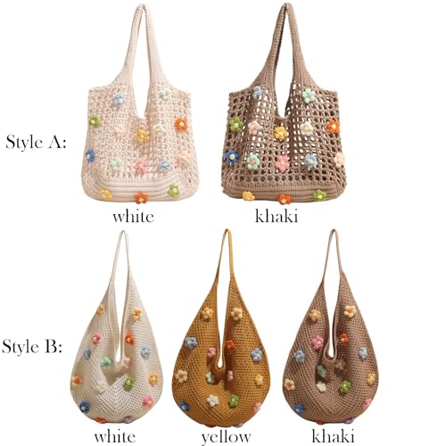 Bolso Tote de Playa Boho Crochet para Mujer miniatura 4