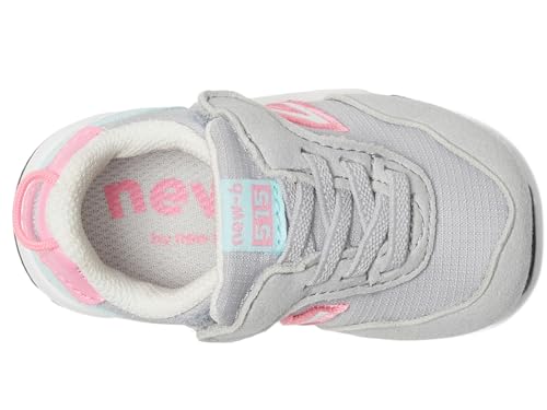New Balance Kid's 515 V1 New-B Hook & Loop Sneaker, Rain Cloud/Reflection/Signal Pink, 5.5 M Toddler2