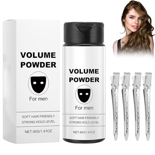 Rostblant Hair Styling Powder für Männer, Hair Powder Männer, Polvere di styling naturale a lungo termine, Polvere di texture Haarpulver