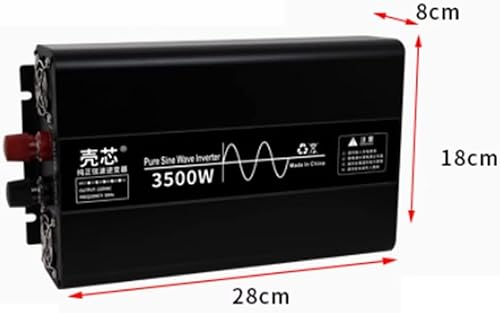 Vista 16 de Inversores de onda sinusoidal pura de 1600 W, 3000 W, 3500 W, 4500 W, 7000 W, 10000 W, 12 V, 24 V, 48 V, 60 V, CC a 220 V, convertidor de automóvil
