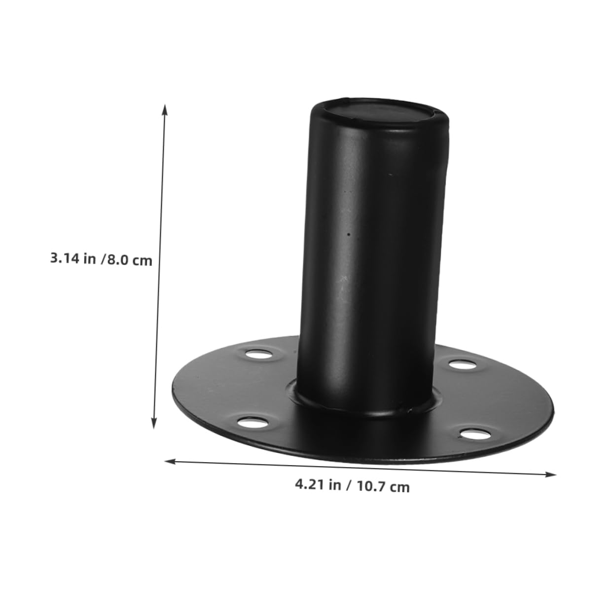 Uonlytech 3pcs Aluminum Alloy Speaker Tray Stable Speaker Holder Stand for Easy Installation Vibration Design for Stage Use and Enhanced Sound Clarity