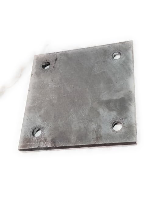 Placa de anclaje 150 x 150 en 8 mm. de espesor con cuatro taladros