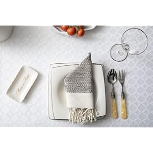 Smyrna Turkish Cotton Original Cloth Napkins Set of 6, 18 x 18 Inches, Decorative Boho Table Napkins for Dining Table Versatile Farmhouse Cloth Napkin for Dinner, Wedding and Parties, Beige Smyrna Turkish Cotton Original Cloth Napkins Set of 6 18 x 18 Inches Decorative Boho Table Napkins for Dining Table Versatile Farmhouse Cloth Napkin for Dinner Wedding and Parties Beige
