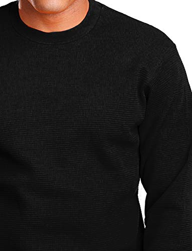 NE PEOPLE Mens Basic Lightweight Long Sleeve Round Neck Slim Fit/Regular Fit Thermal Shirts Tops (S-5XL)3