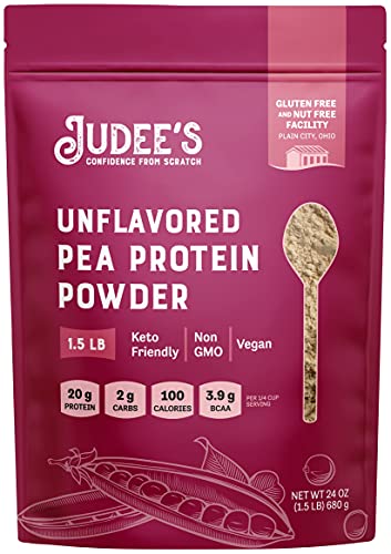 Judee's Small Protein Bundle: Brown Rice Protein Powder 1.5 Lb, Pea Protein Powder 1.5 Lb, Egg White Protein Powder 2.2 Lb #TOP3