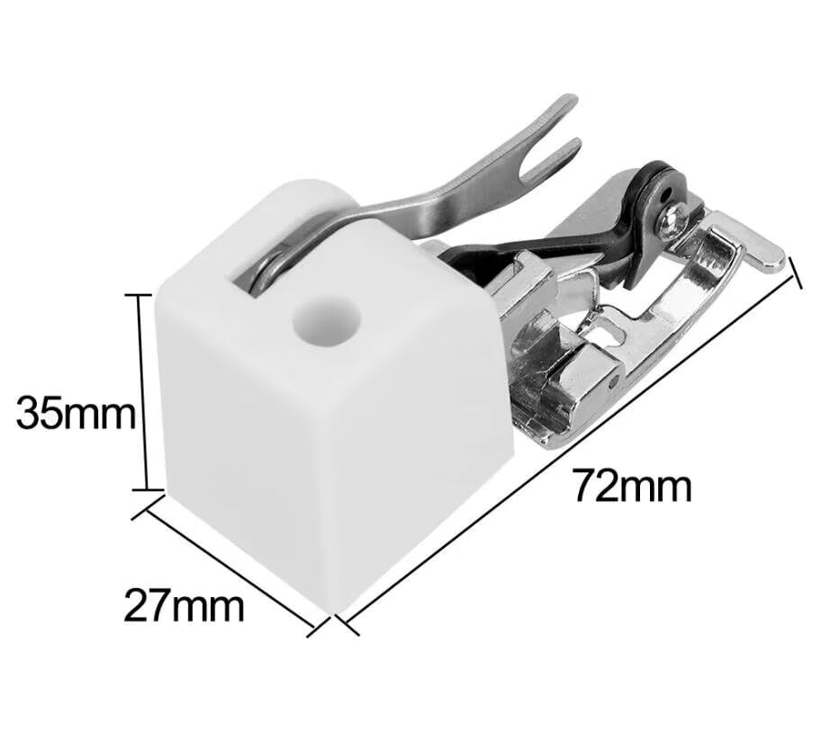 Pie prensatela cortador lateral para máquina de coser miniatura 2