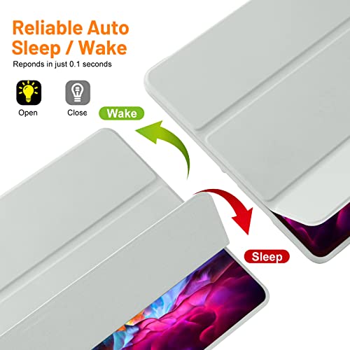 Case Compatible with iPad 9th/8th/7th Generation, Premium PU Leather + Soft TPU Back Case with Pencil Holder - Image 3
