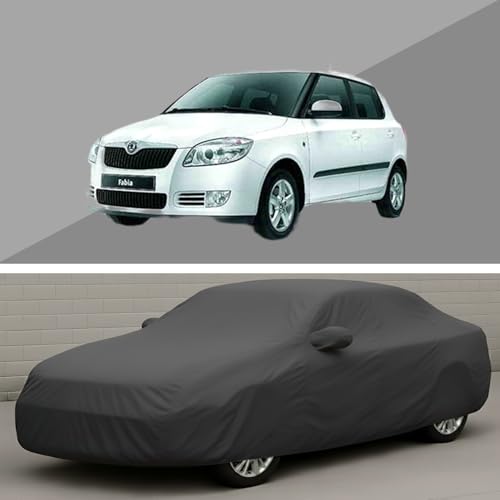 MADWOO Car Cover for Skoda Fabia | Waterproof, Dustproof, UV Protection | Premium Car Body Cover
