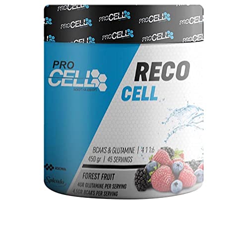 Reco Cell | Suplemento de Recuperación Post Entrenamiento con L-Glutamina, BCAA's 4:1:1 y Vitamina...