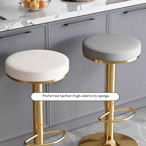 Tabouret de bar réglable et pivotant à 360° pour îlot de cuisine