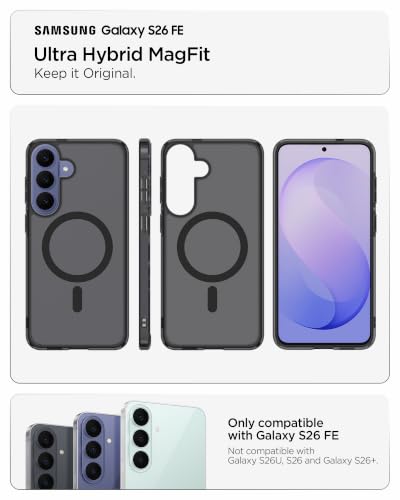 Image of Spigen Ultra Hybrid MagFit for Galaxy S26 FE Case, Frost Black