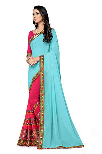 Image of SERONA FABRICS Ethnic Saree (or) Sari for Women, Ideal for Wedding, Party, Festive & Daily Wear